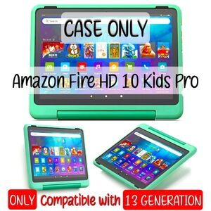 🟢 NWOB Amazon Fire HD 10 Kids Pro Tablet Kid-Friendly Case 'Mint' CASE ONLY